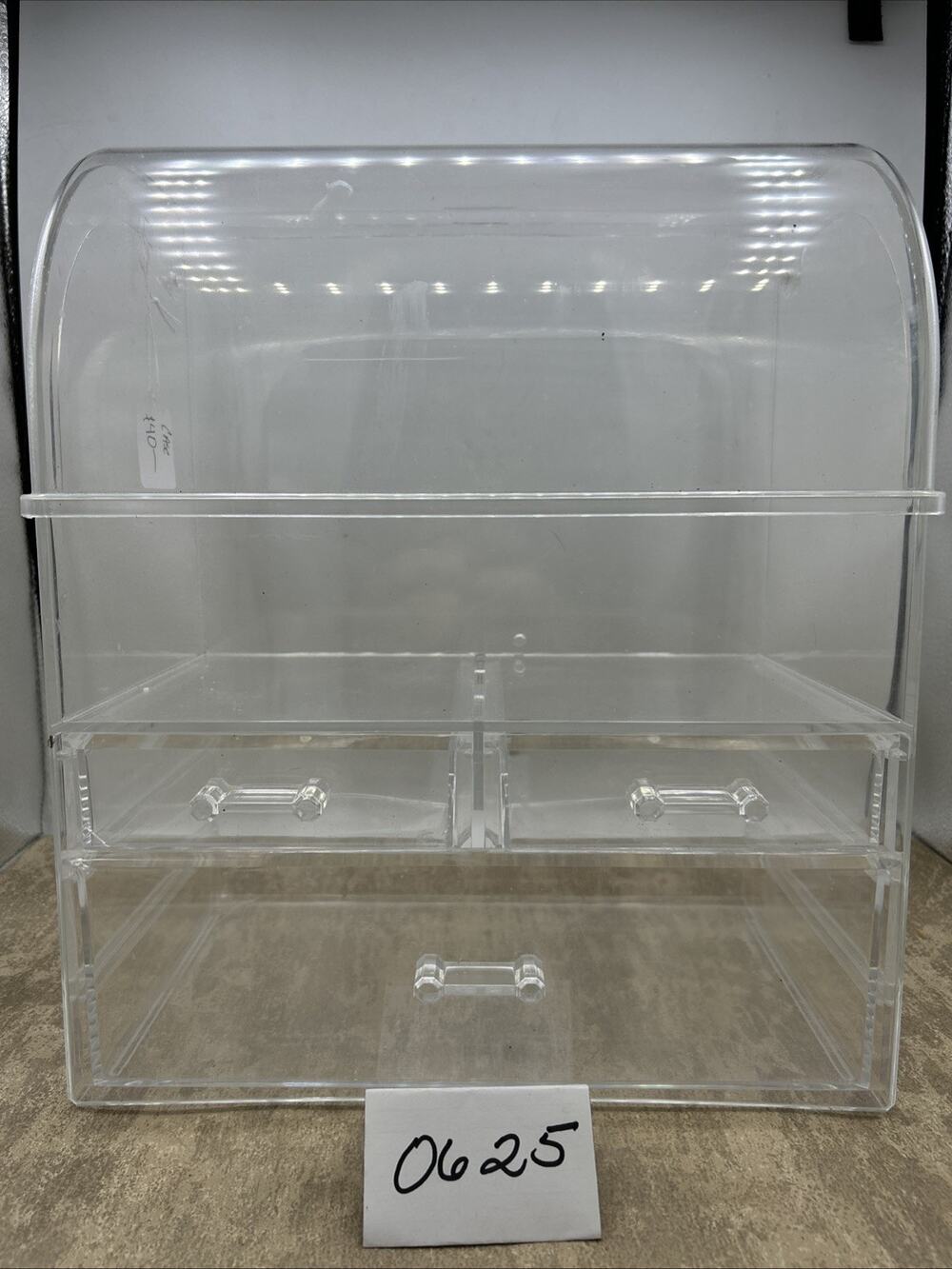 Clear Acrylic Makeup Organizer by Angoily
